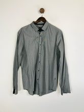 Load image into Gallery viewer, Hugo Boss Men&#39;s Chequered Button-Up Shirt | XL | Grey
