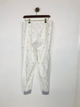 Load image into Gallery viewer, John Lewis Women&#39;s Star Print Pyjama Bottoms Trousers | UK12  | White
