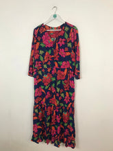 Load image into Gallery viewer, Oliver Bonas Women’s Floral Print Oversized Maxi Dress | UK14 | Multicolour
