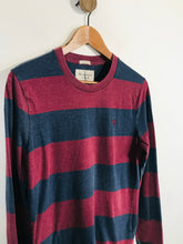 Load image into Gallery viewer, Abercrombie &amp; Fitch Men&#39;s Long Sleeve Striped T-Shirt | S | Multicoloured
