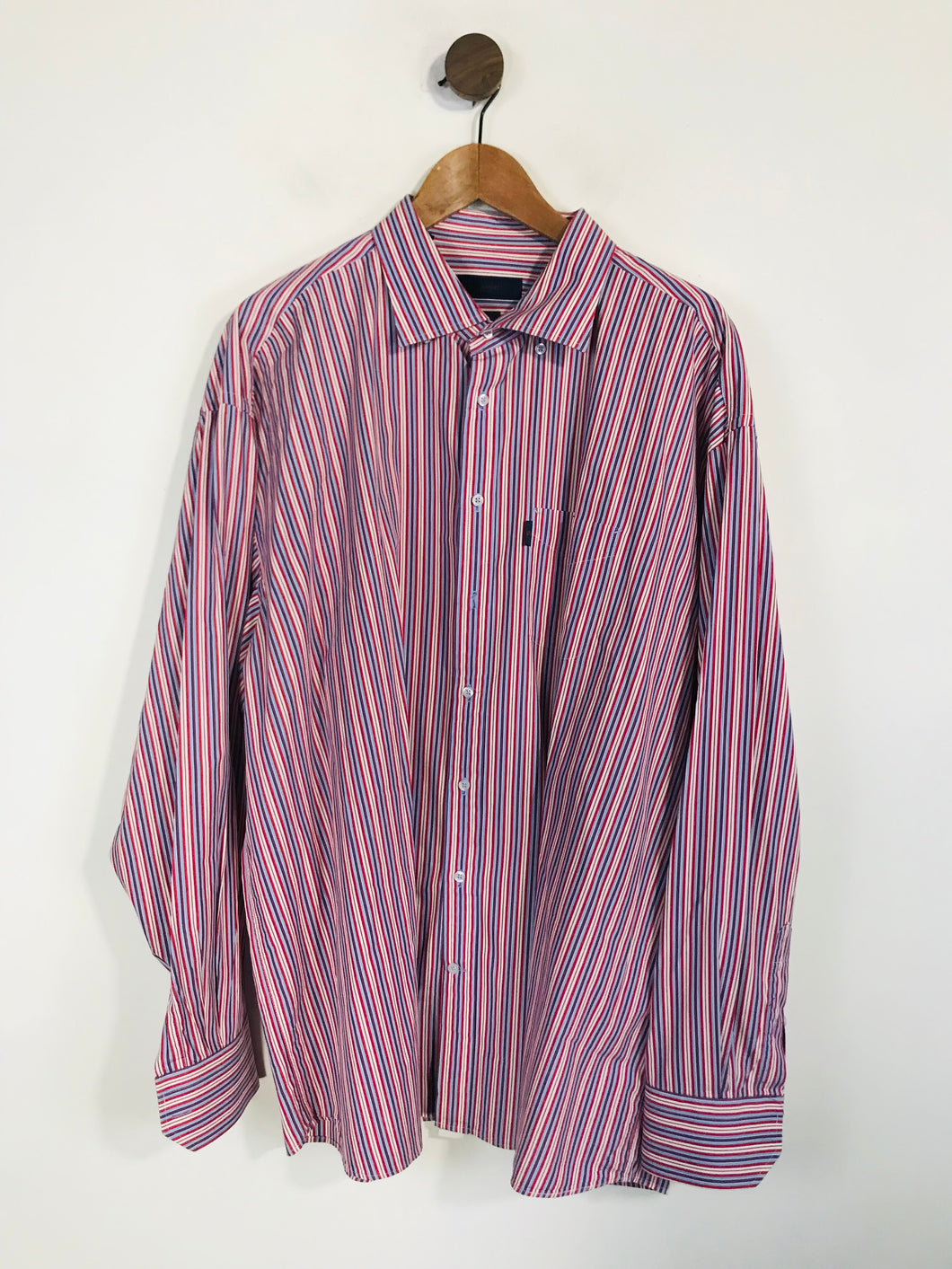 André Men's Cotton Striped Button-Up Shirt | 4XL | Multicoloured