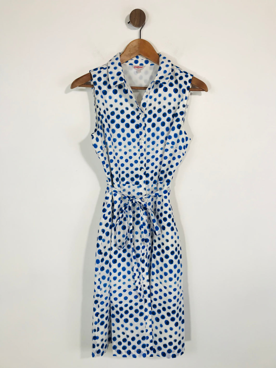 Cath Kidston Women's Polka Dot Sleeveless A-Line Dress | UK10 | Multicoloured