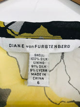 Load image into Gallery viewer, Diane von Furstenberg Women&#39;s Silk Sheer A-Line Dress | UK6 | Multicolour
