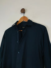 Load image into Gallery viewer, Massimo Dutti Women&#39;s Cotton Navy Button-Up Shirt | S UK8 | Blue
