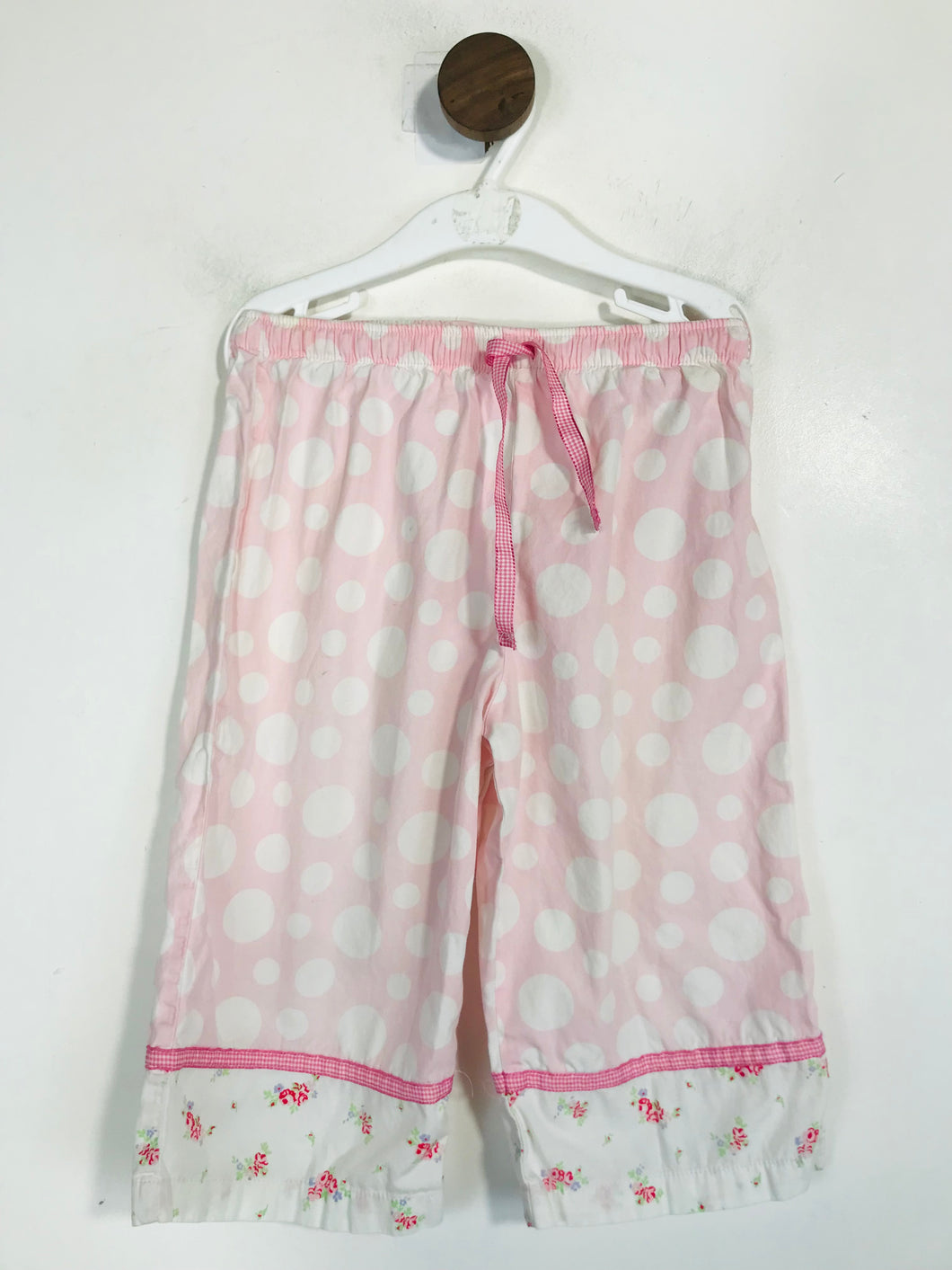 Mini Boden Kid's Floral Polka Dot Casual Trousers | 3-4 years | Pink