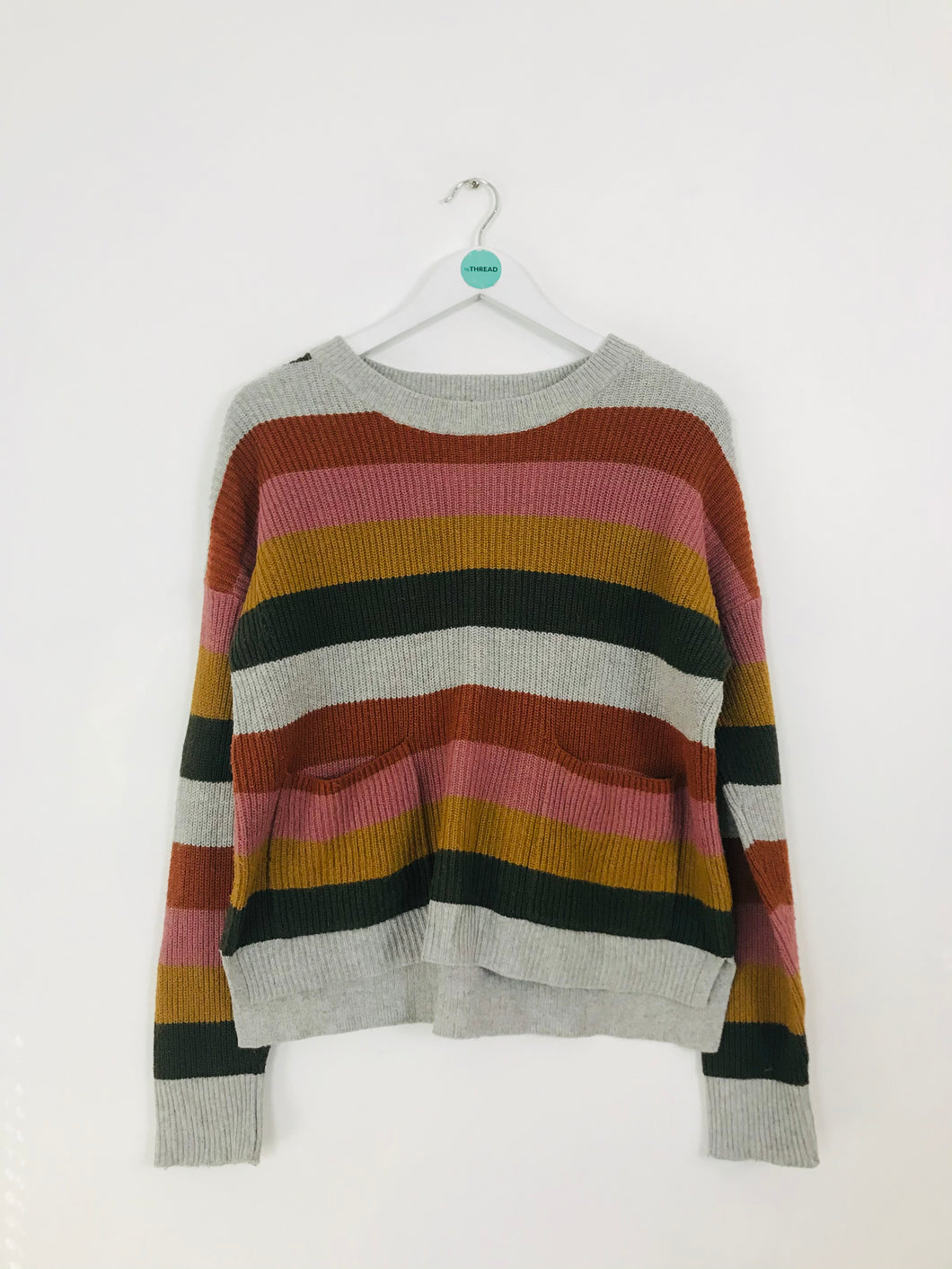 Madewell Women’s Striped Jumper | M UK12 | Multicoloured