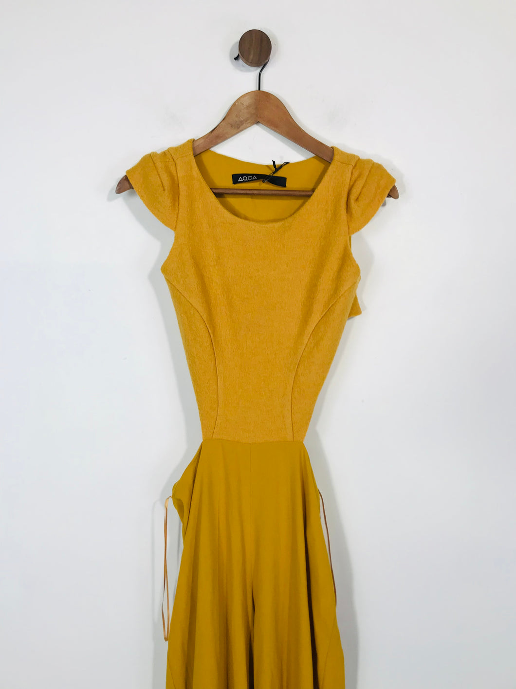 Aqua Women's Wool Jumpsuit NWT | UK8 | Yellow