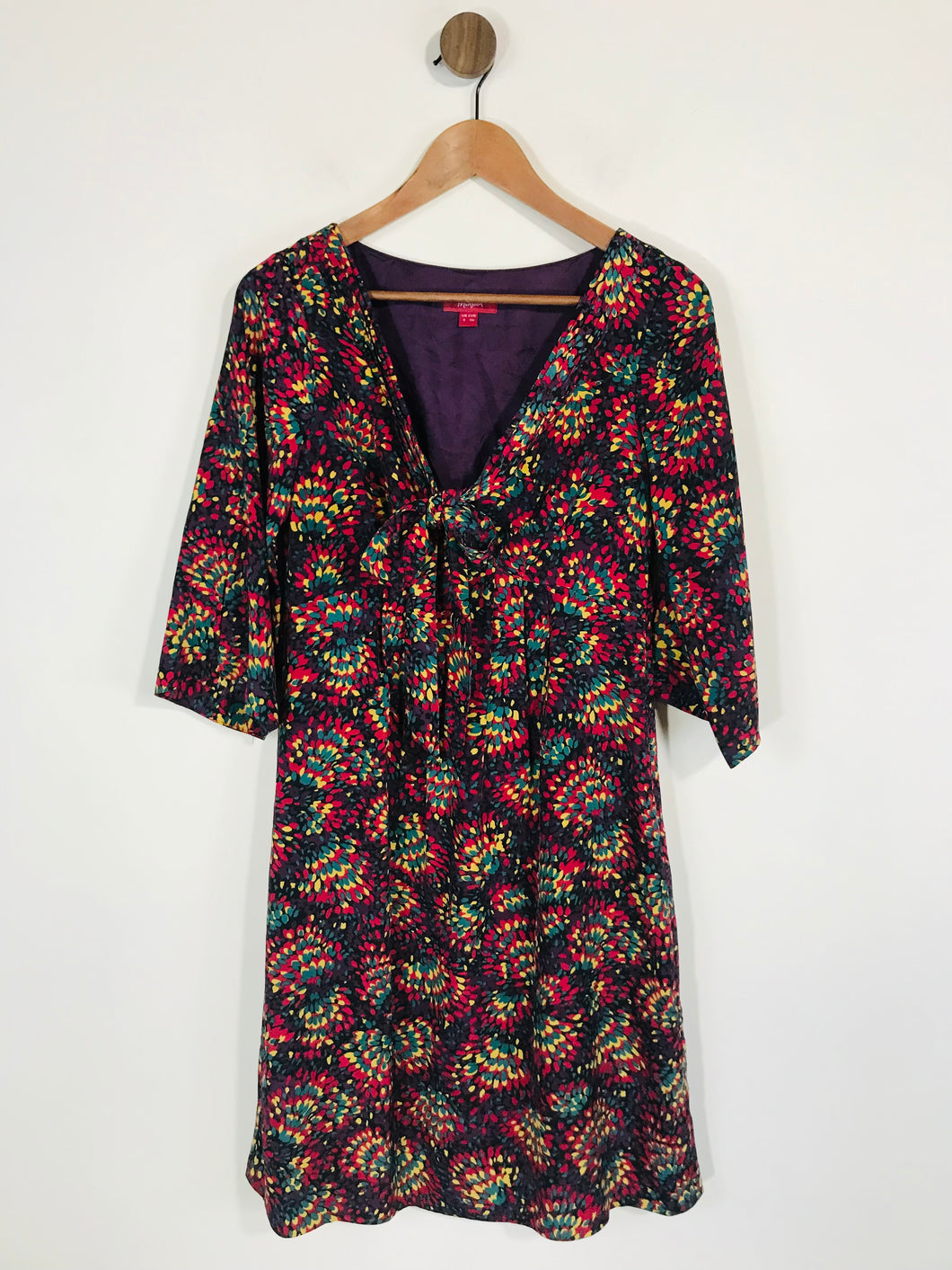Monsoon Women's Floral Tie up A-Line Dress | UK8 | Multicoloured