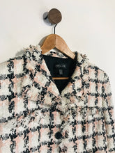 Load image into Gallery viewer, Episode Women&#39;s Tweed Check Gingham Blazer Jacket | UK16 | Pink
