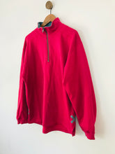 Load image into Gallery viewer, White Stuff Women&#39;s 1/4 Zip Sweatshirt | M UK12 | Red
