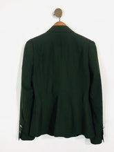 Load image into Gallery viewer, Zara Women&#39;s Smart Blazer Jacket | M UK10-12 | Green
