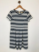 Load image into Gallery viewer, Joanie Clothing Women&#39;s Striped A-Line Dress | UK16 | Blue

