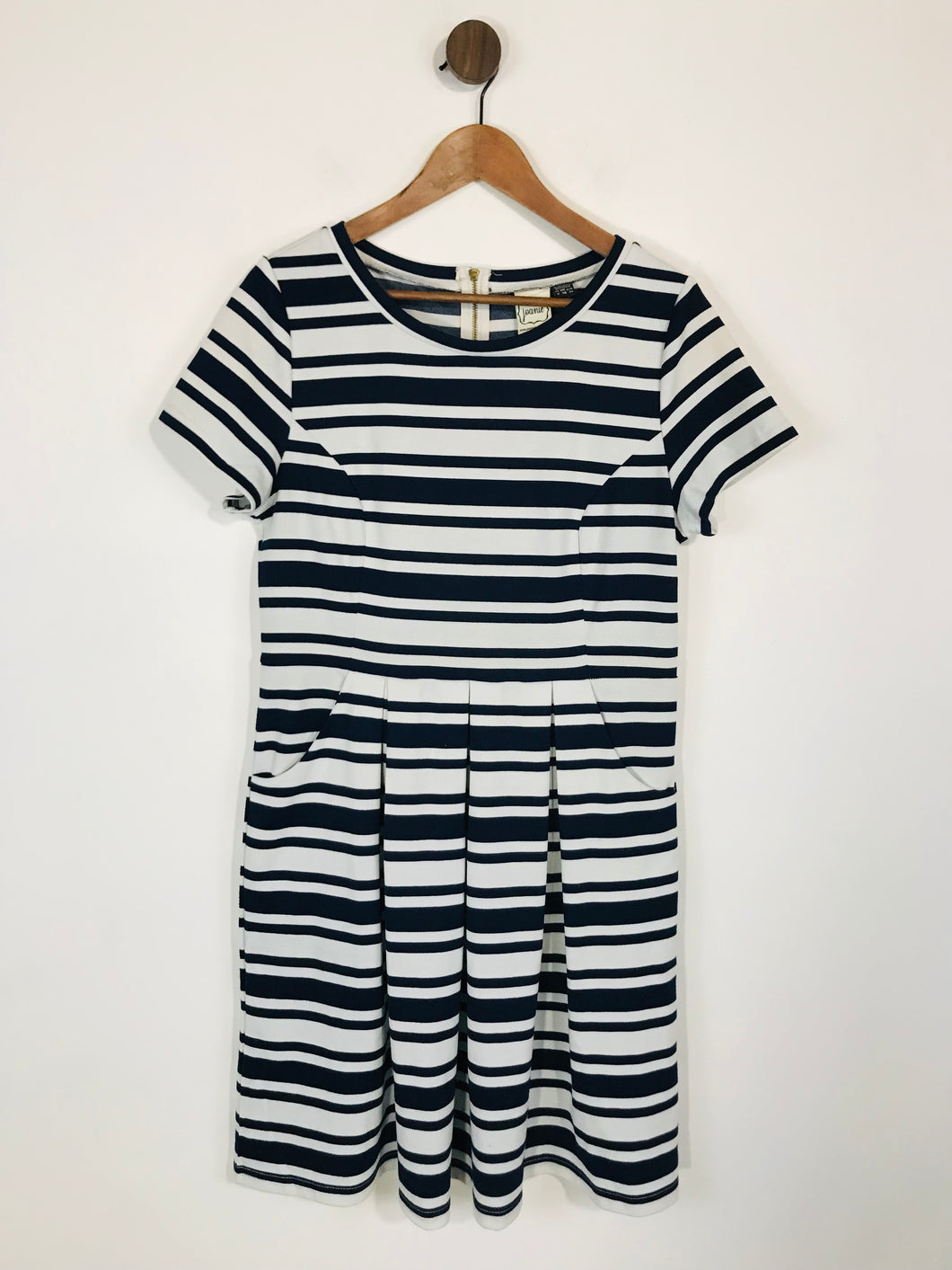 Joanie Clothing Women's Striped A-Line Dress | UK16 | Blue