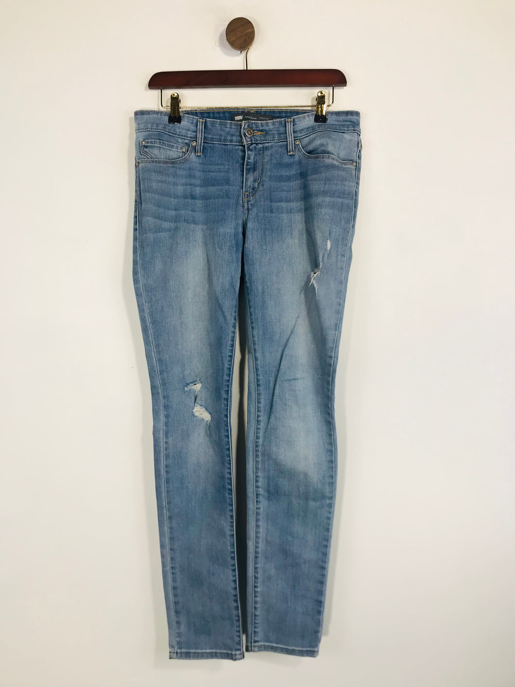 Levi’s Women's Distressed Slim Jeans | W28 UK10 | Blue