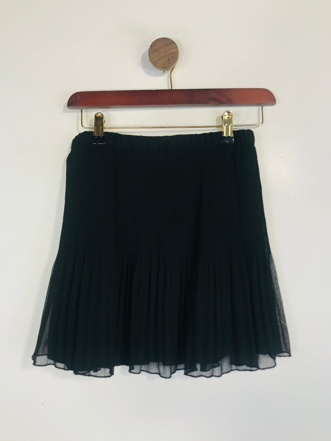 Zara Women's Pleated Mini Skirt | S UK8 | Black