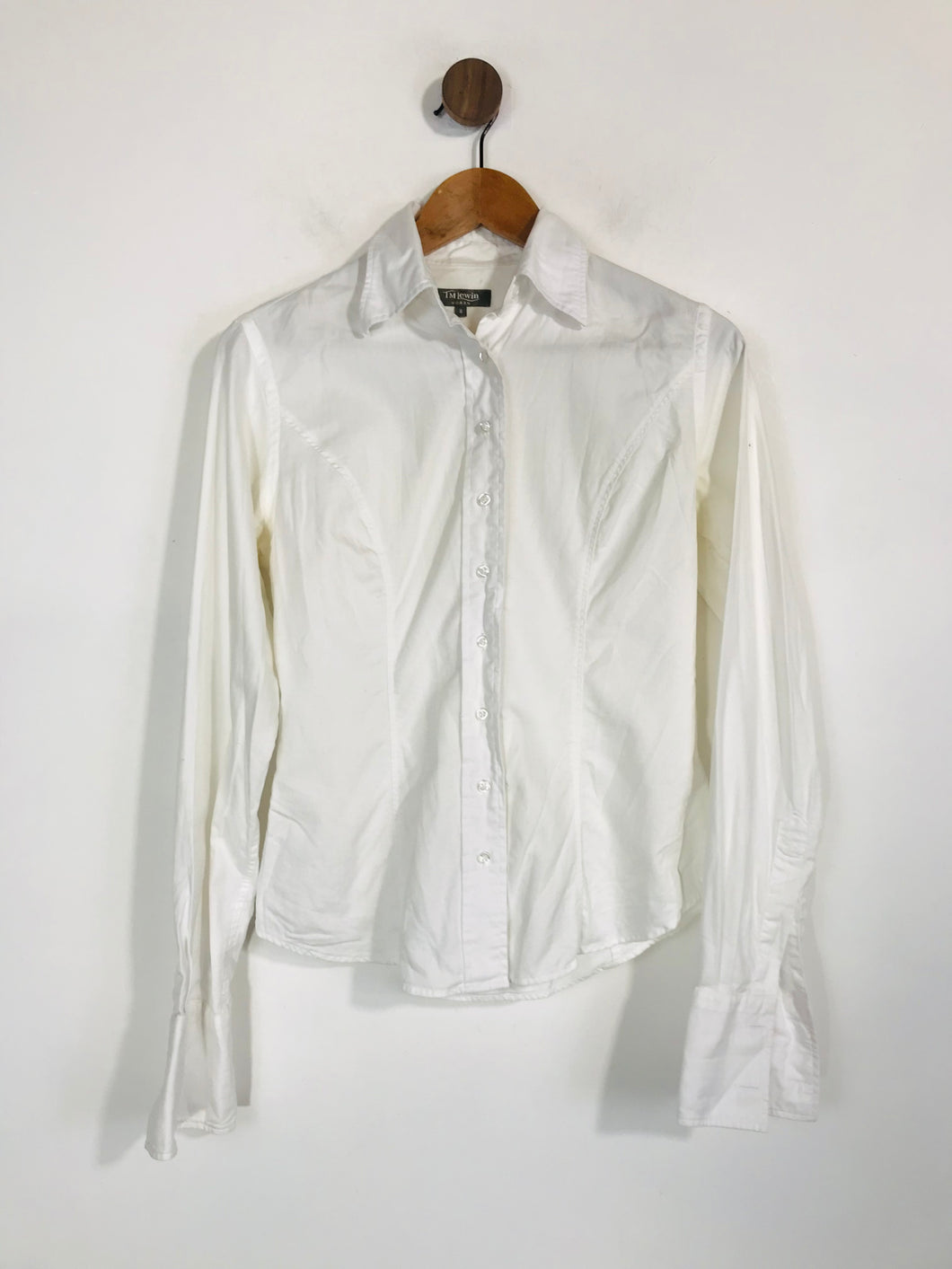 TM Lewin Women's Smart Button-Up Shirt | UK8 | White