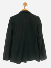 Load image into Gallery viewer, Zara Women&#39;s Wool Smart Blazer Jacket | S UK8 | Blue
