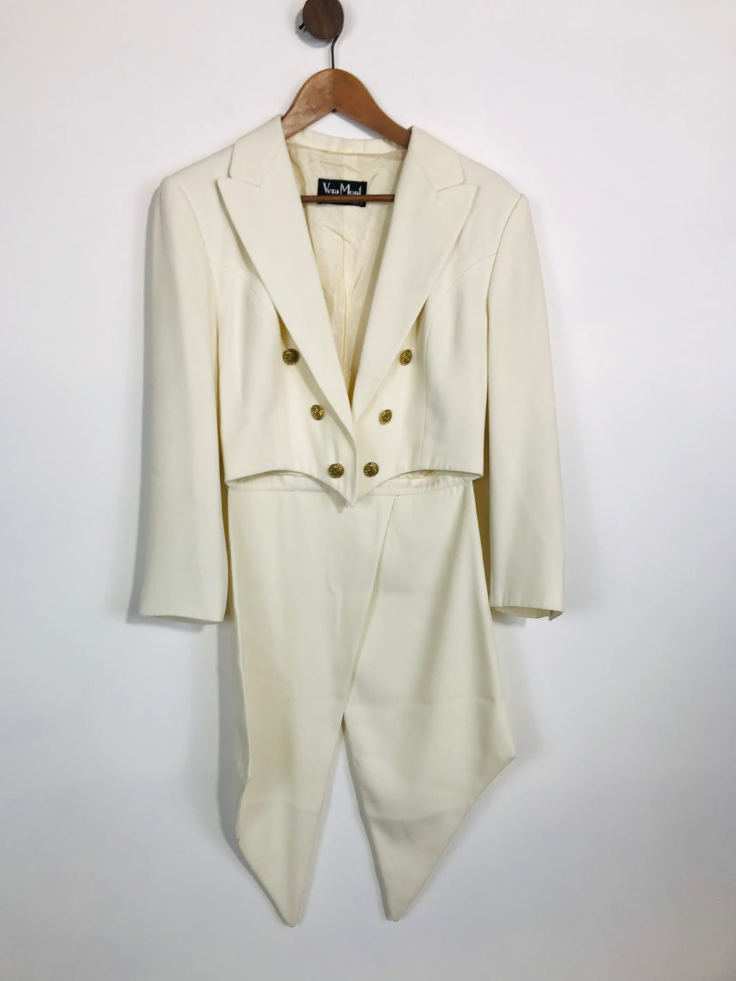 Vera Mont Women's Vintage Smart Blazer Jacket | UK12 | Beige