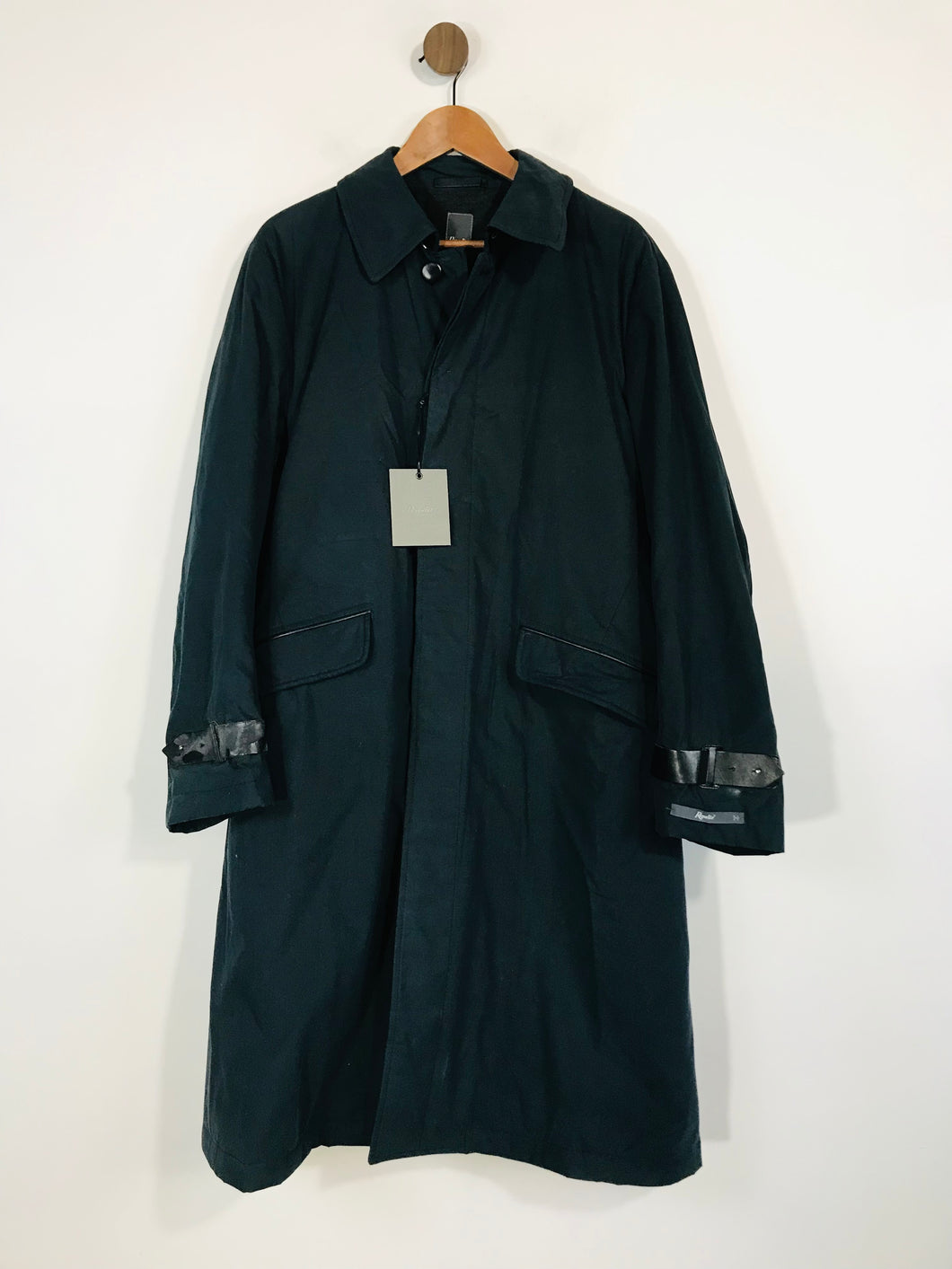 Reporter Men's Long Insulated Overcoat Coat | 48 | Blue