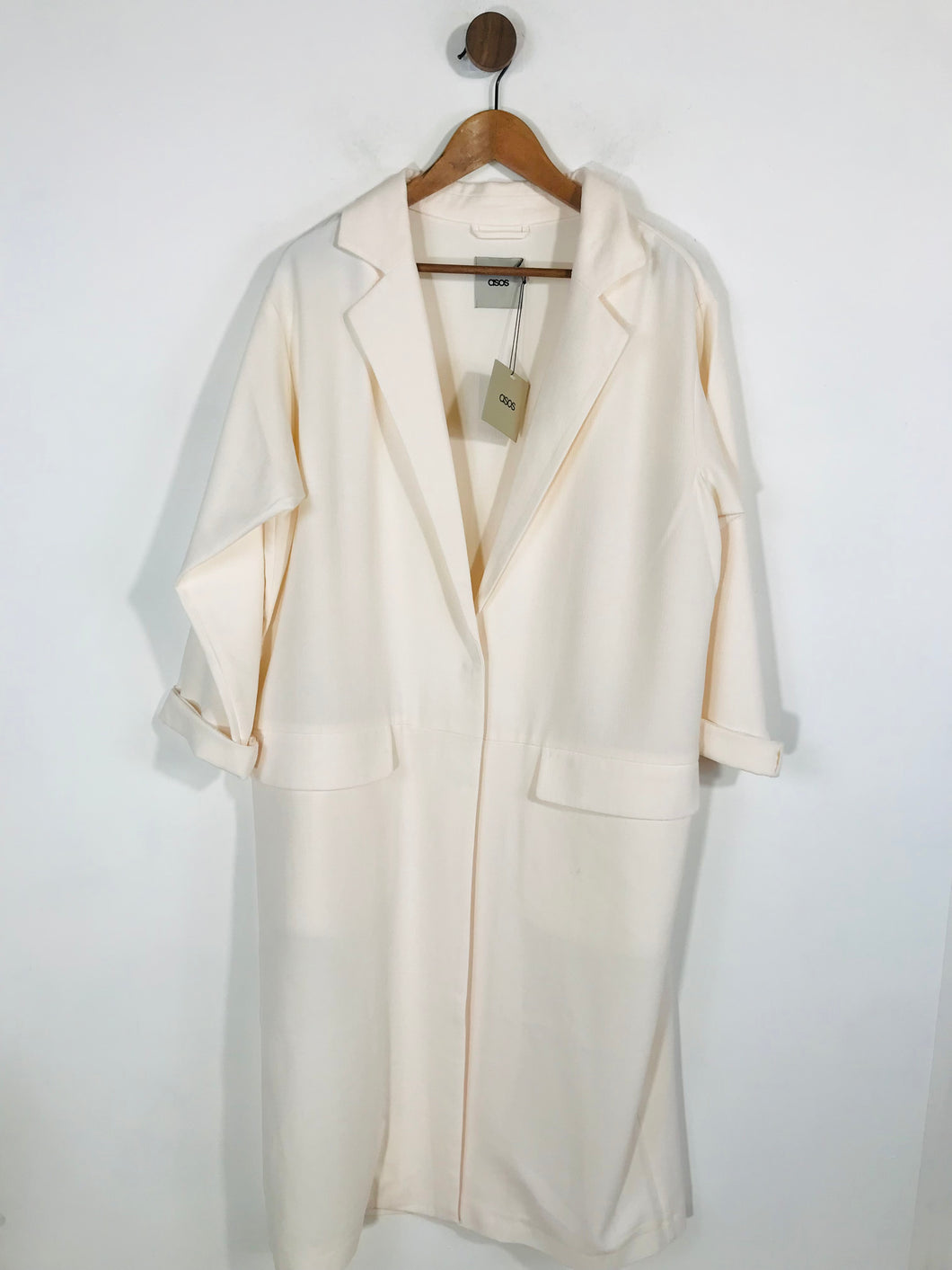 Asos Women's Overcoat Coat NWT | UK14 | Beige