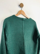 Load image into Gallery viewer, Jigsaw Women&#39;s Wool Ribbed Jumper | S UK8 | Green
