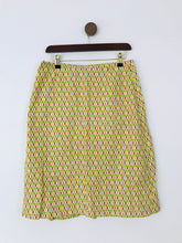 Load image into Gallery viewer, Kind Hearts Women&#39;s Retro Pattern A-Line Skirt | UK12 | Multicolour

