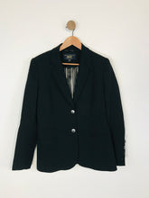 Load image into Gallery viewer, Paul Costelloe Women&#39;s Wool Smart Blazer Jacket | UK12  | Black
