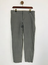 Load image into Gallery viewer, Banana Republic Women&#39;s Cotton Smart Trousers | UK12 | Black
