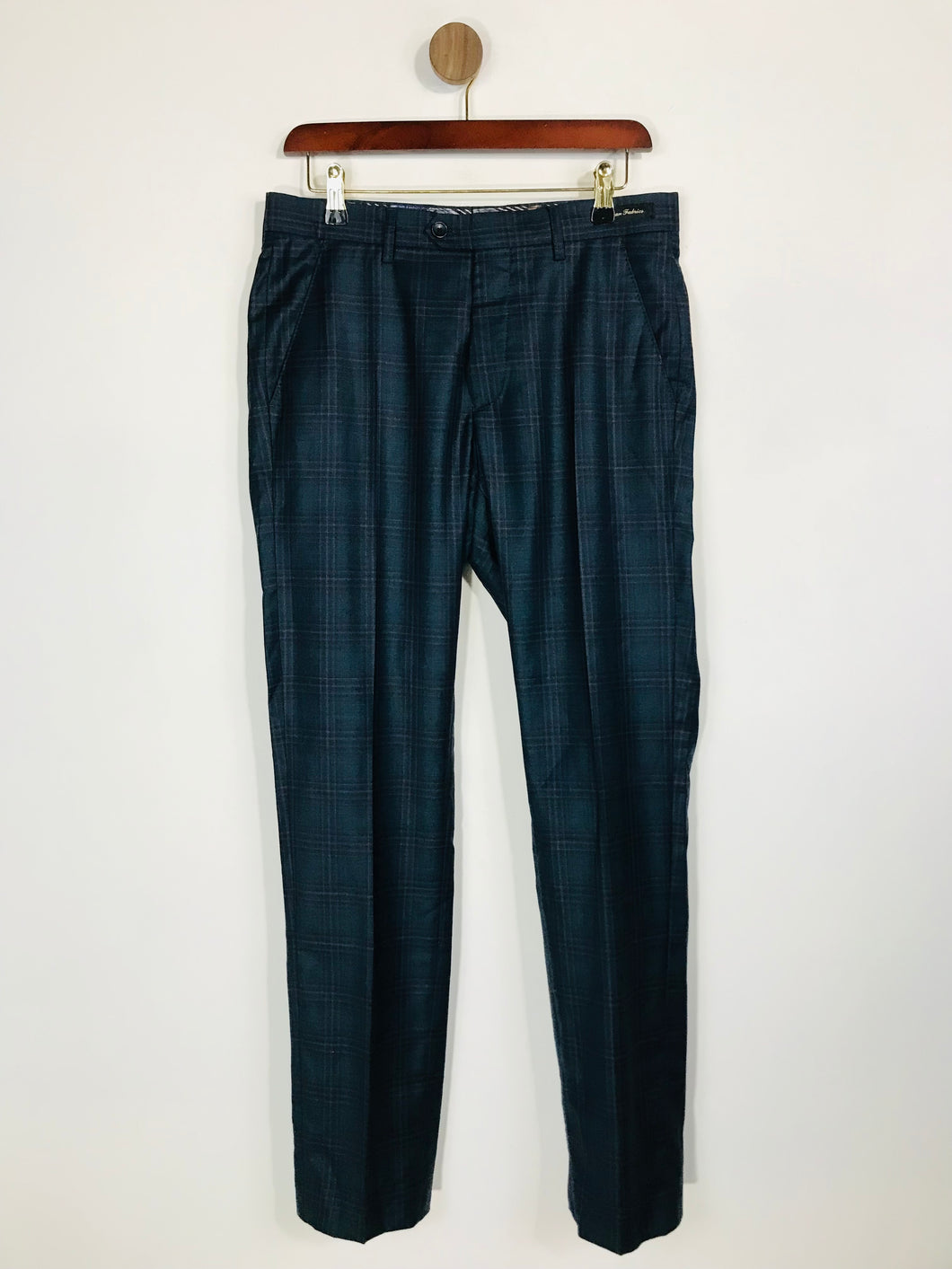 Ted Baker Women's Check Smart Trousers NWT | 30R | Green