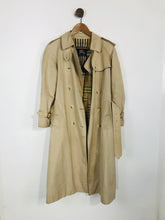 Load image into Gallery viewer, Burberry Women&#39;s Check Vintage Trench Coat | UK8-10 | Beige

