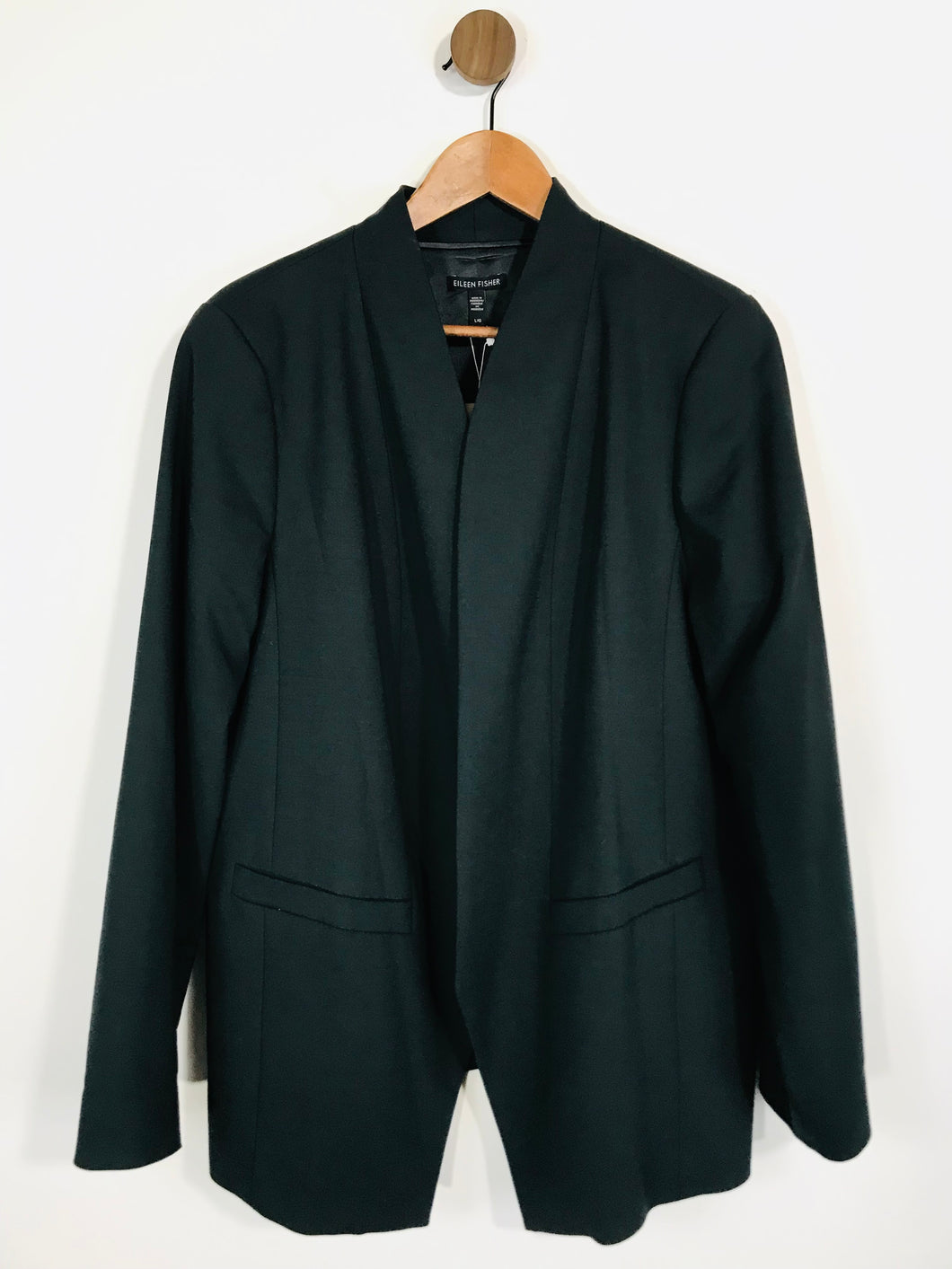 Eileen Fisher Women's Stretch Blazer Jacket NWT | L UK14 | Black