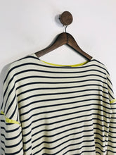 Load image into Gallery viewer, Jaeger Women&#39;s Striped Long Sleeve T-Shirt | S UK8 | Multicoloured
