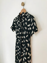 Load image into Gallery viewer, Finery Women&#39;s Leaf Print Jumpsuit | UK8 | Black
