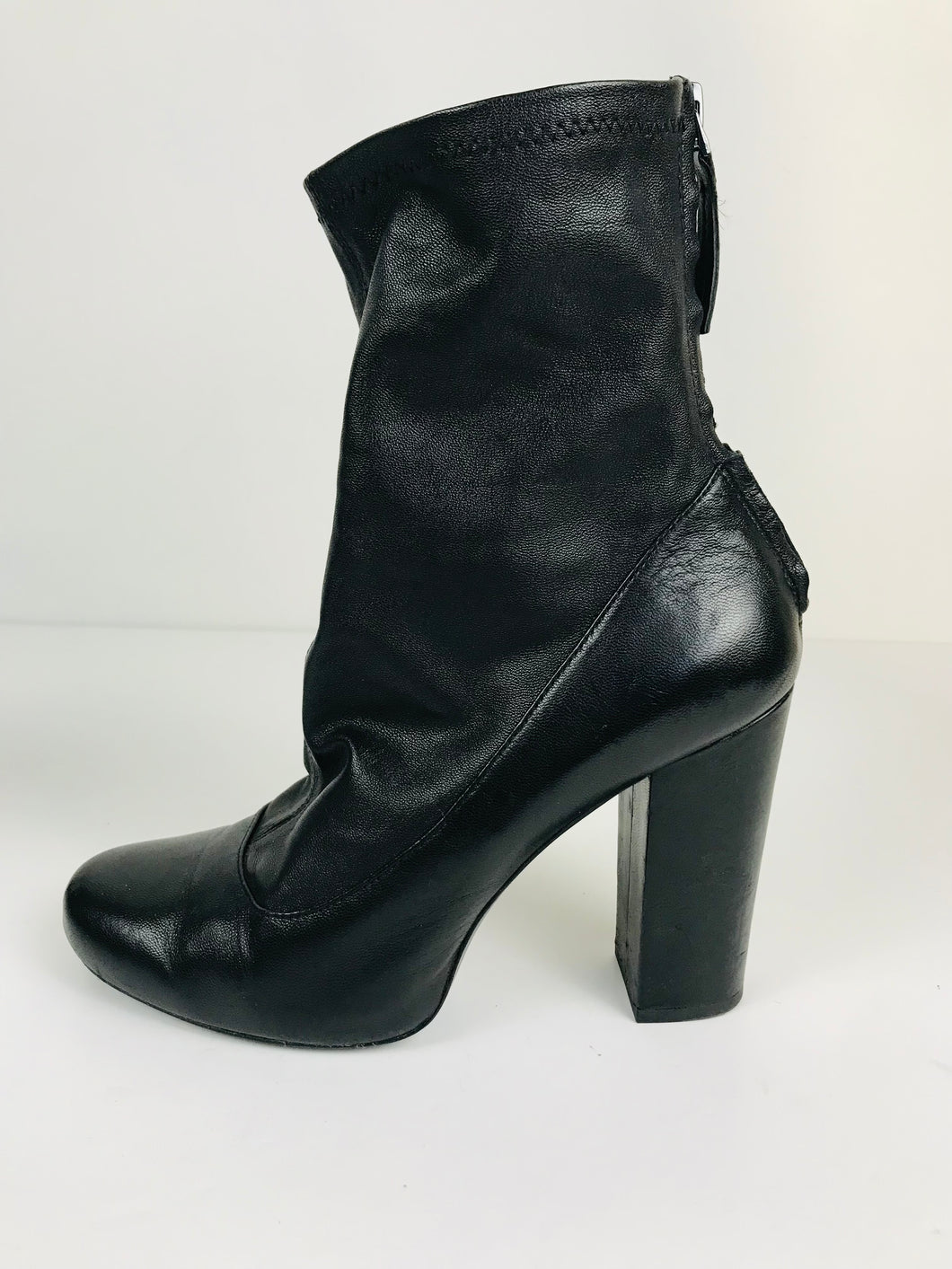 Zara Women's Ankle Boot Heels | EU39 UK6 | Black