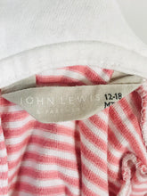 Load image into Gallery viewer, John Lewis Kid&#39;s Cotton Striped A-Line Dress | 12-18M | Pink
