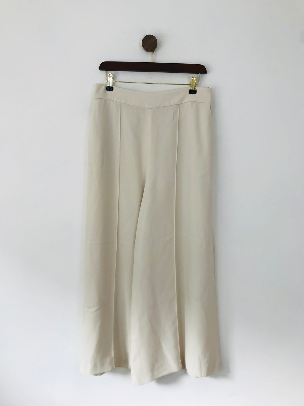Jigsaw Women's Wide Leg Culottes Trousers | UK12 | White