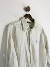 Load image into Gallery viewer, Versace Jeans Couture Men&#39;s Striped Chequered Button-Up Shirt | L | White
