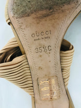 Load image into Gallery viewer, Gucci Women’s Mule Sandals Heels | 35.5 UK2.5 | Brown
