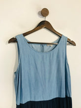 Load image into Gallery viewer, Great Plains Women&#39;s Colour Block Midi Dress | M UK10-12 | Blue
