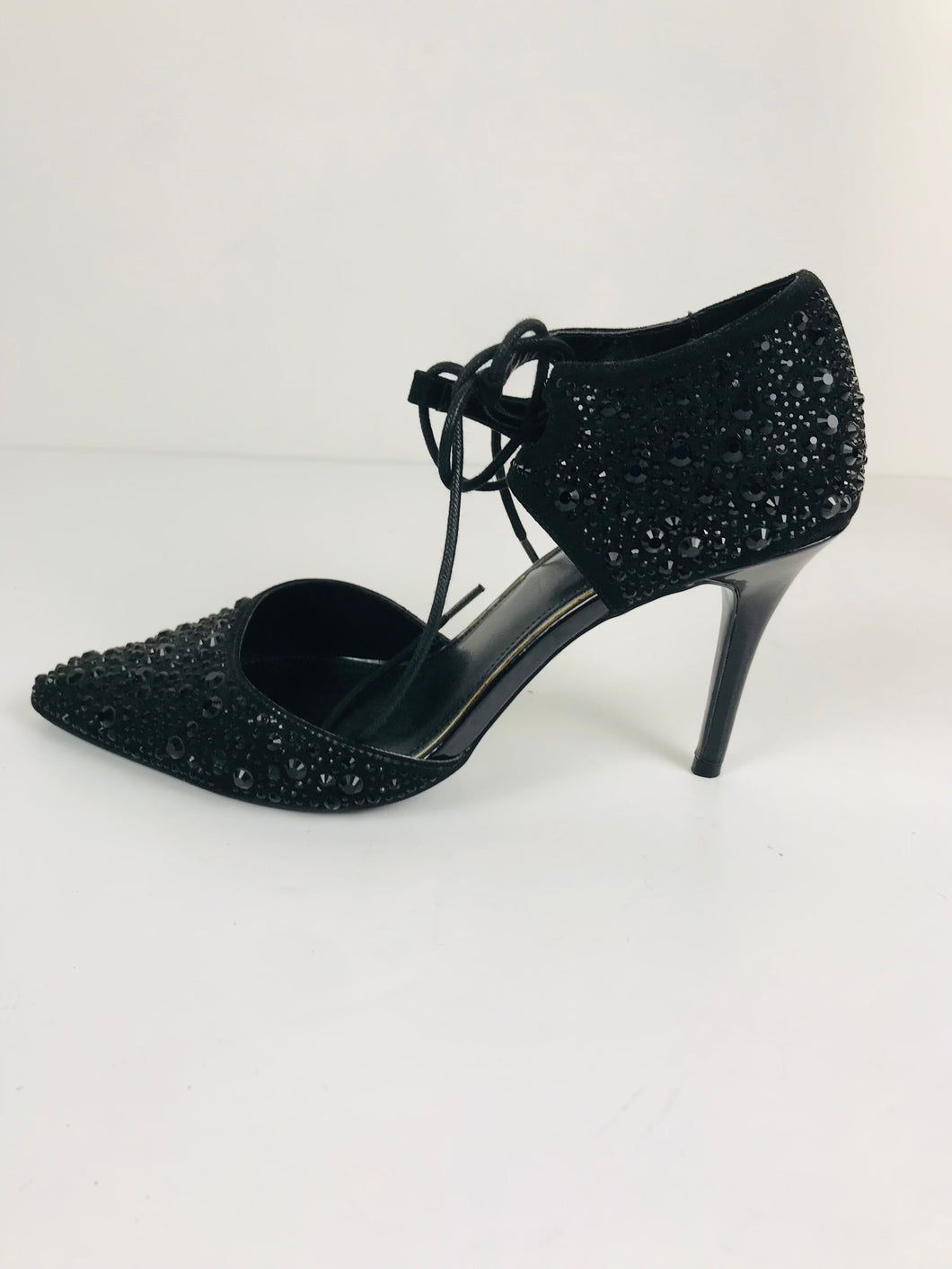 Carvela Kurt Geiger Women's Embellishes Studded Heels | EU39 UK6 | Black