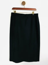 Load image into Gallery viewer, Separa Fink Women&#39;s Wool Smart Pencil Skirt | EU40 UK12 | Black
