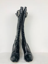 Load image into Gallery viewer, Karen Millen Womens Knee High Stiletto Boots | UK7 EU40 | Black
