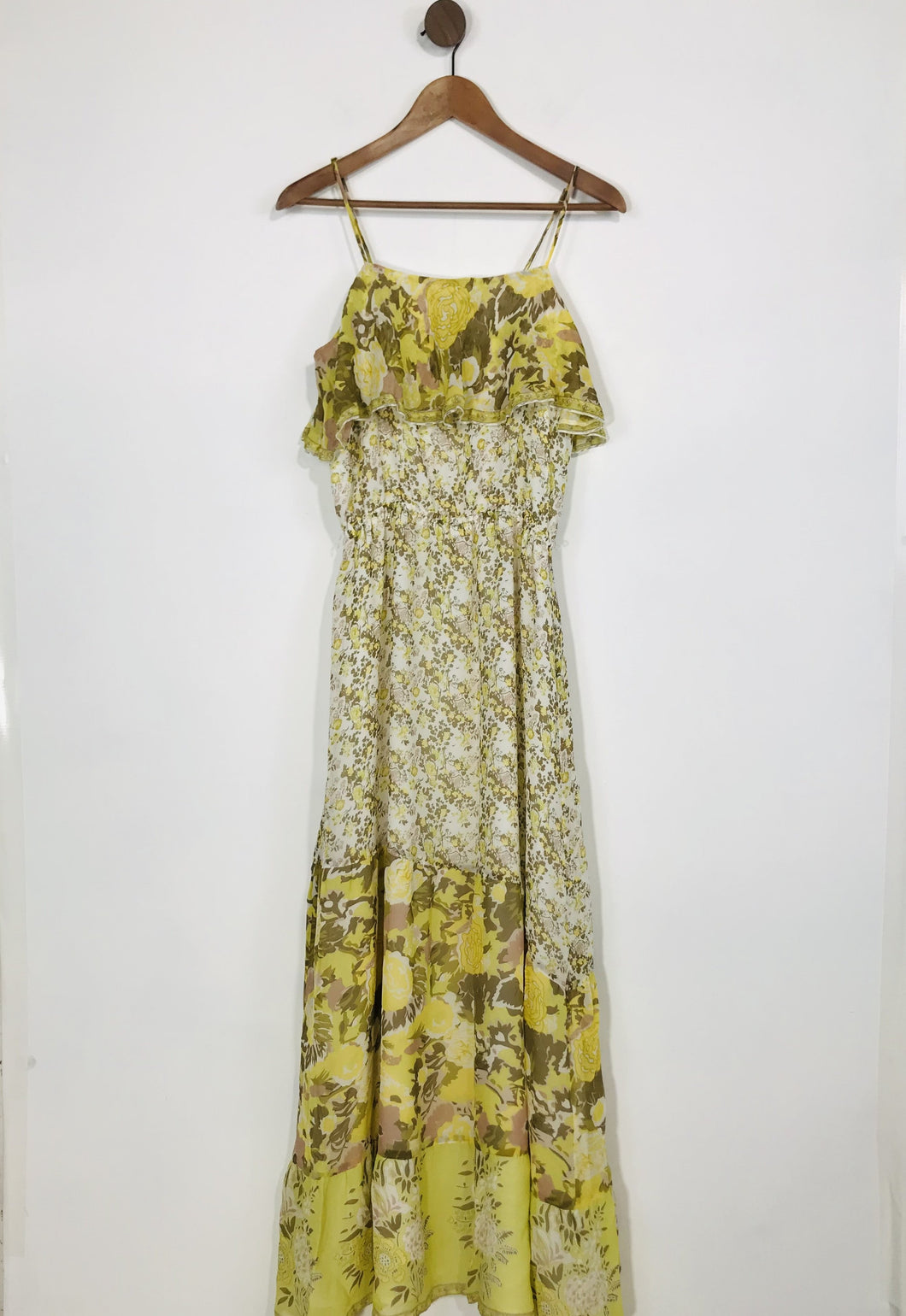 Joie Women's Silk Floral Maxi Dress | M UK10-12 | Multicolour