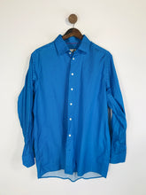 Load image into Gallery viewer, Eton Men&#39;s Smart Button-Up Shirt | 43 17 | Blue
