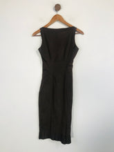 Load image into Gallery viewer, Karen Millen Women&#39;s Pleated Bodycon Dress | UK6 | Brown
