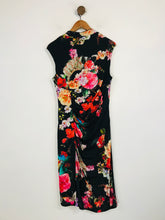 Load image into Gallery viewer, Phase Eight Women&#39;s Floral Wrap Dress | UK18 | Black

