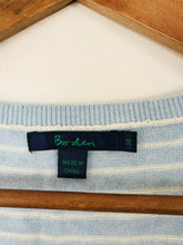 Load image into Gallery viewer, Boden Women&#39;s Striped Cotton Vest | UK14 | Blue
