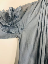 Load image into Gallery viewer, Intropia Women&#39;s Ruffle Lightweight Midi Dress | EU34 UK6 | Blue
