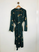 Load image into Gallery viewer, Mango Women&#39;s Wrap Kimono Wrap Dress | M UK10-12 | Green
