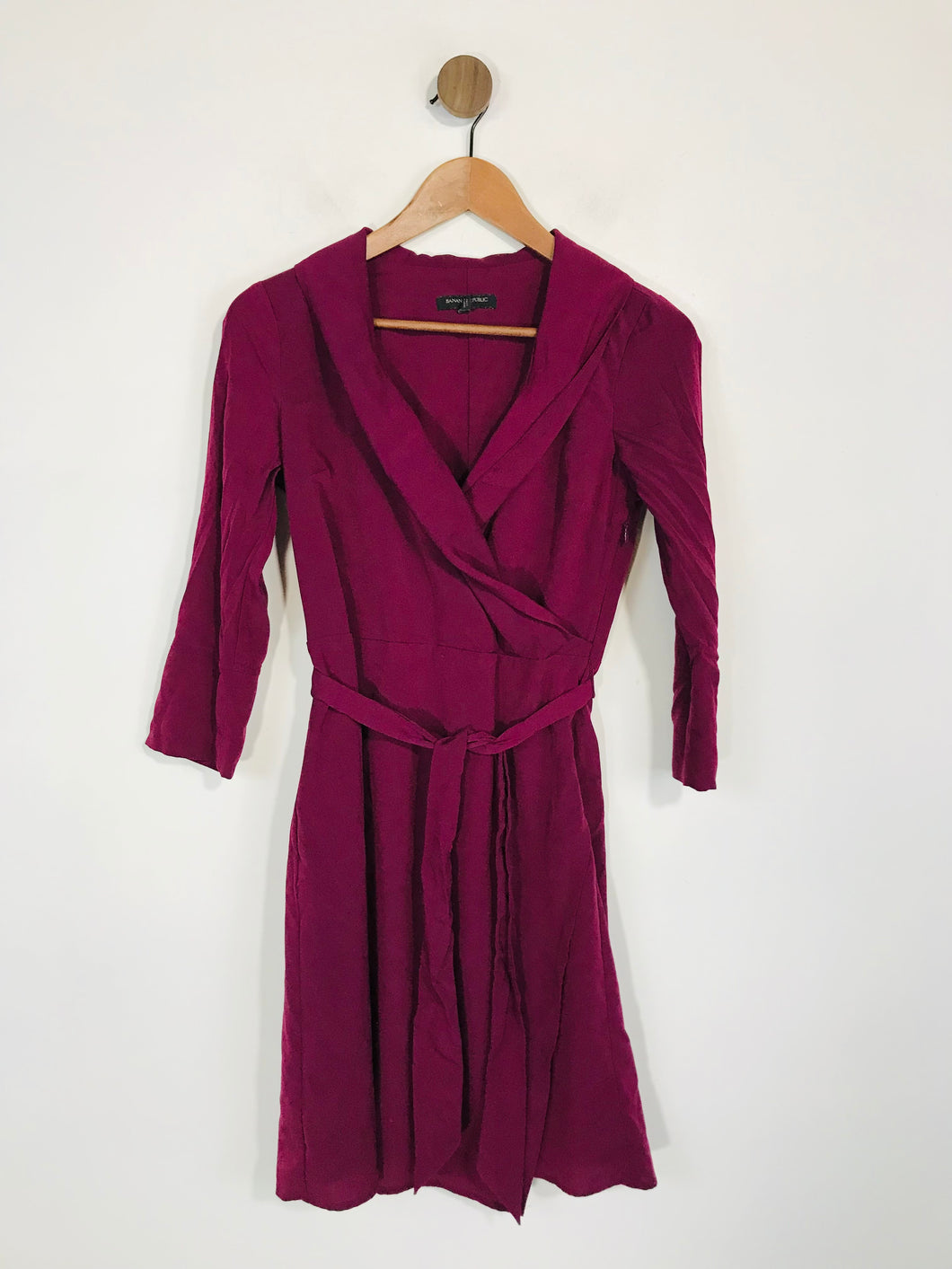 Banana Republic Women's Long Sleeve Wrap Dress | US0 UK4 | Red